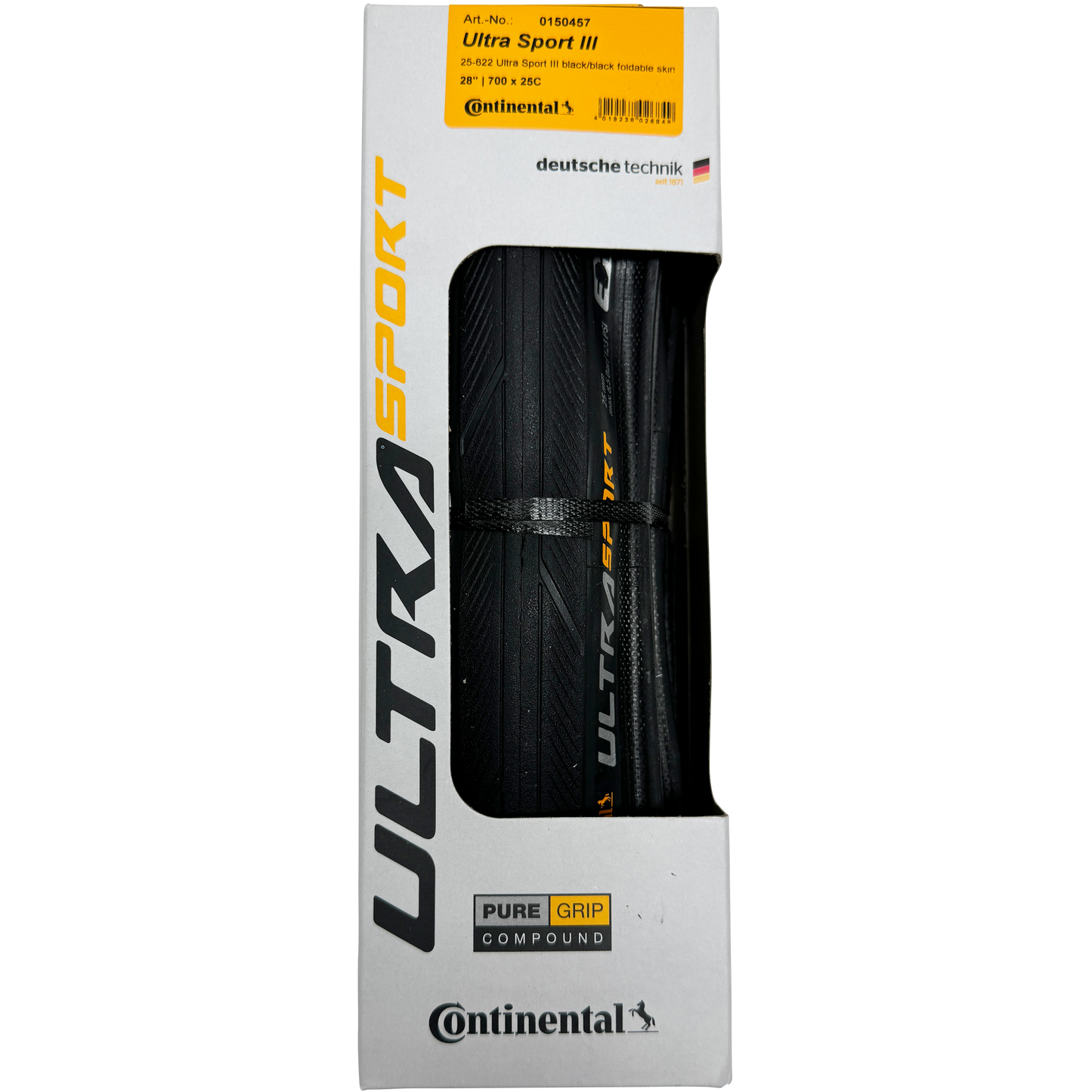 Continental Ultra Sport III 28" Faltreifen (schwarz)